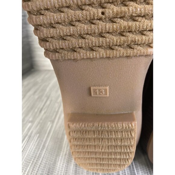 Tommy Hilfiger Mens Collins 2 Duck Rain Boots Brown Lace Up Padded Collar 13 New - Picture 9 of 10